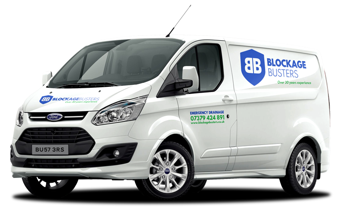 Blockage Busters branded van