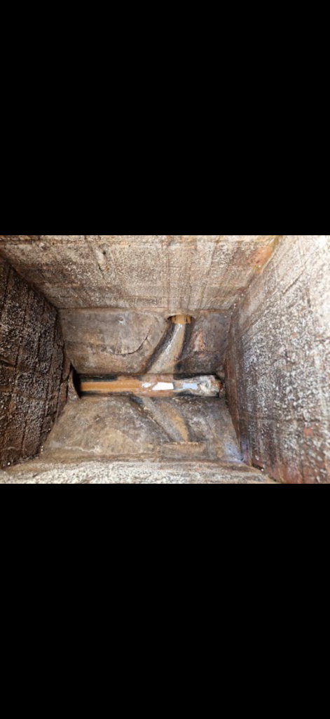 Inspection chamber during Blockage Busters drain unblocking work in Peterborough, view 4