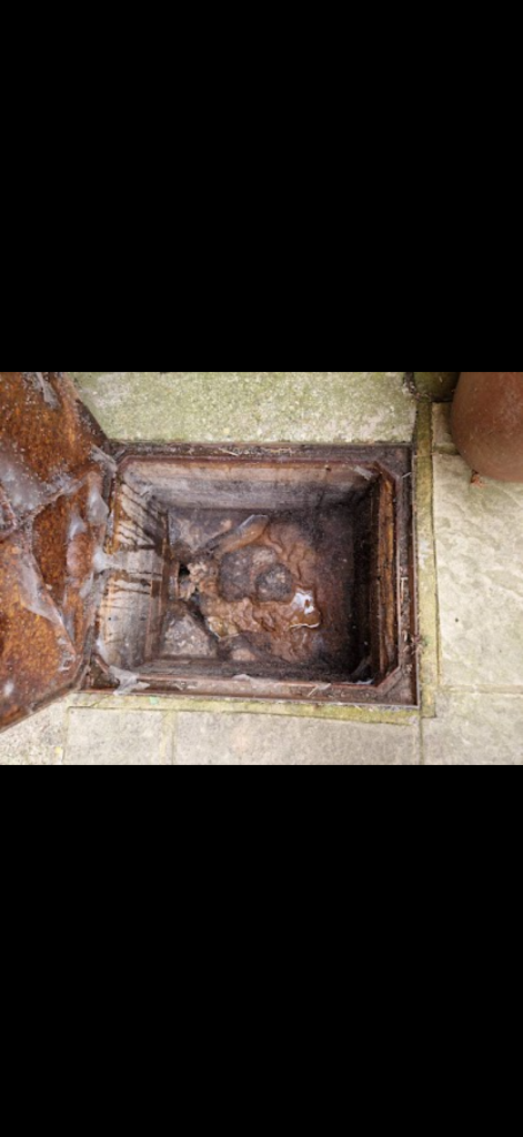 Inspection chamber during Blockage Busters drain unblocking work in Peterborough, view 5