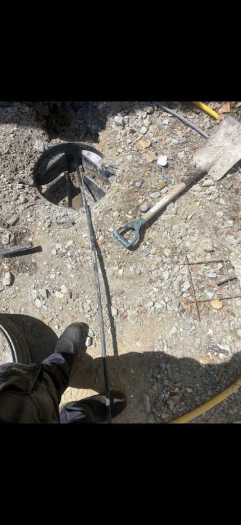 Inspection chamber during Blockage Busters drainage work in Waltham Cross, view 1